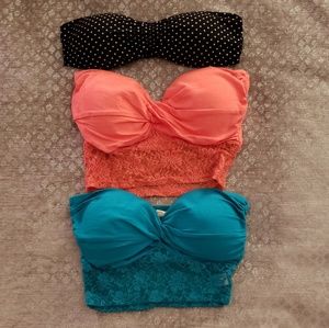 Lace Bandeau Bralette Lot